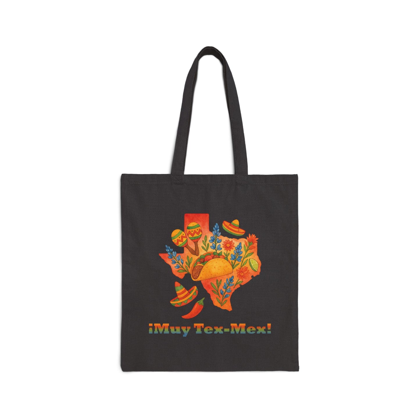 Muy Tex-Mex Canvas Tote Bag – Bold & Spicy Style