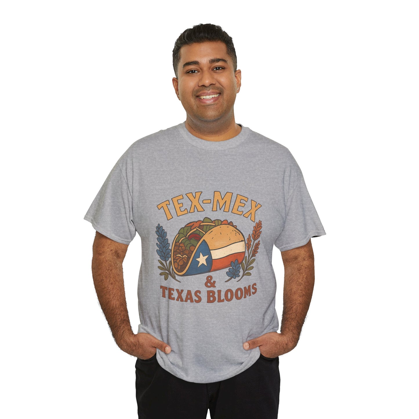 Tex-Mex & Texas Blooms Vintage Taco - Gildan 5000 Tee