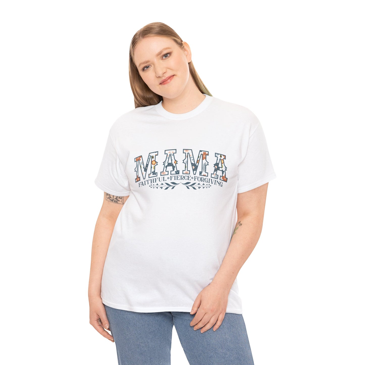 MAMA – Faithful, Fierce, Forgiving Gildan 5000 T-Shirt