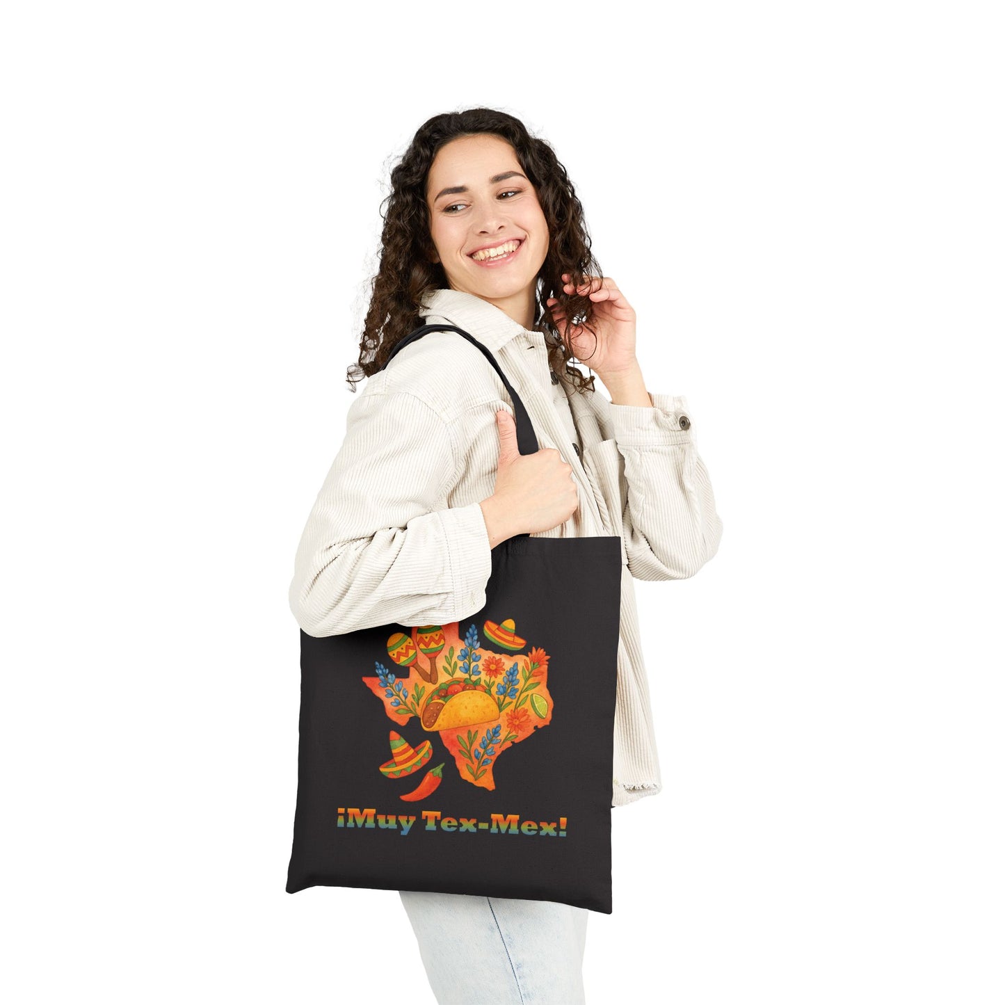 Muy Tex-Mex Canvas Tote Bag – Bold & Spicy Style