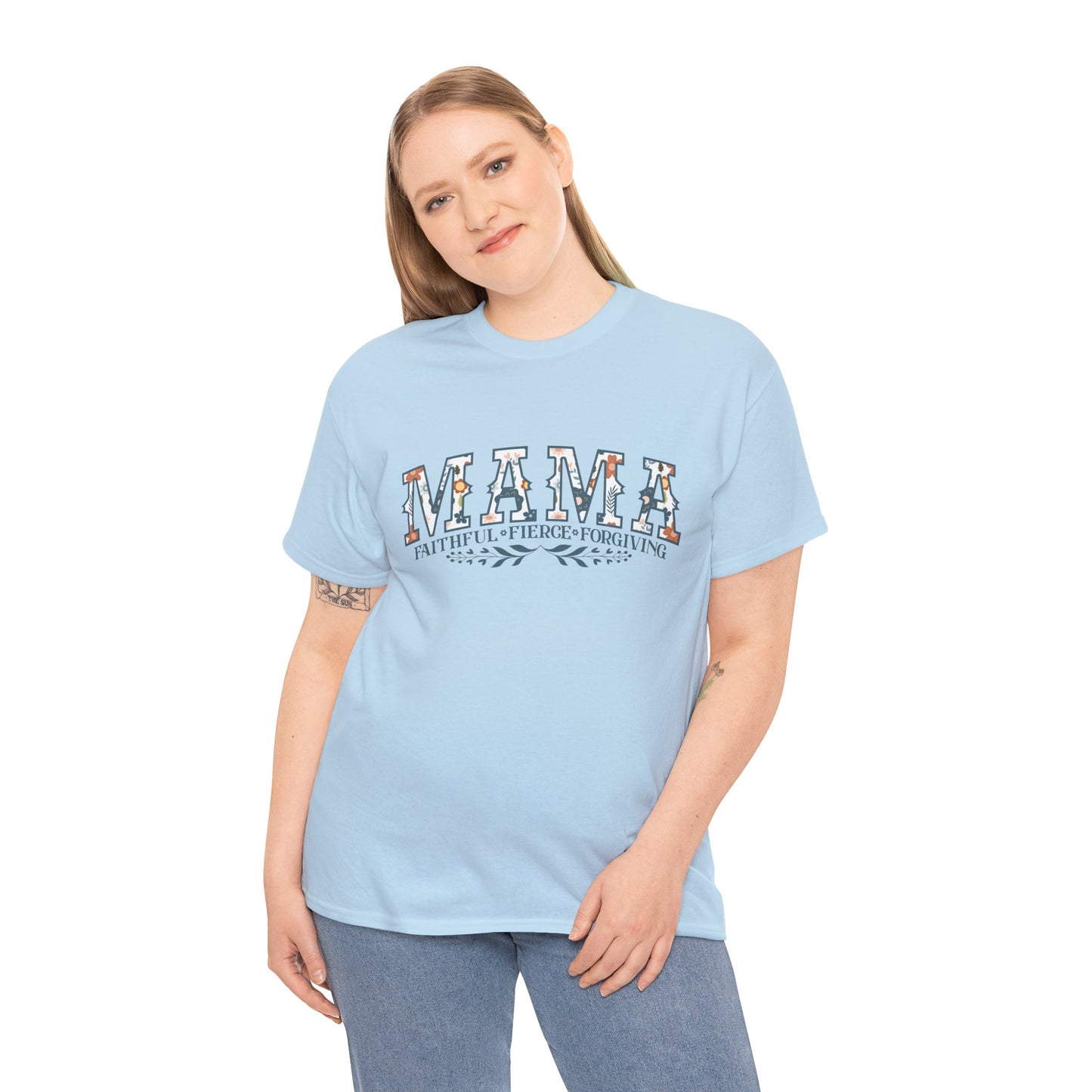 MAMA – Faithful, Fierce, Forgiving Gildan 5000 T-Shirt