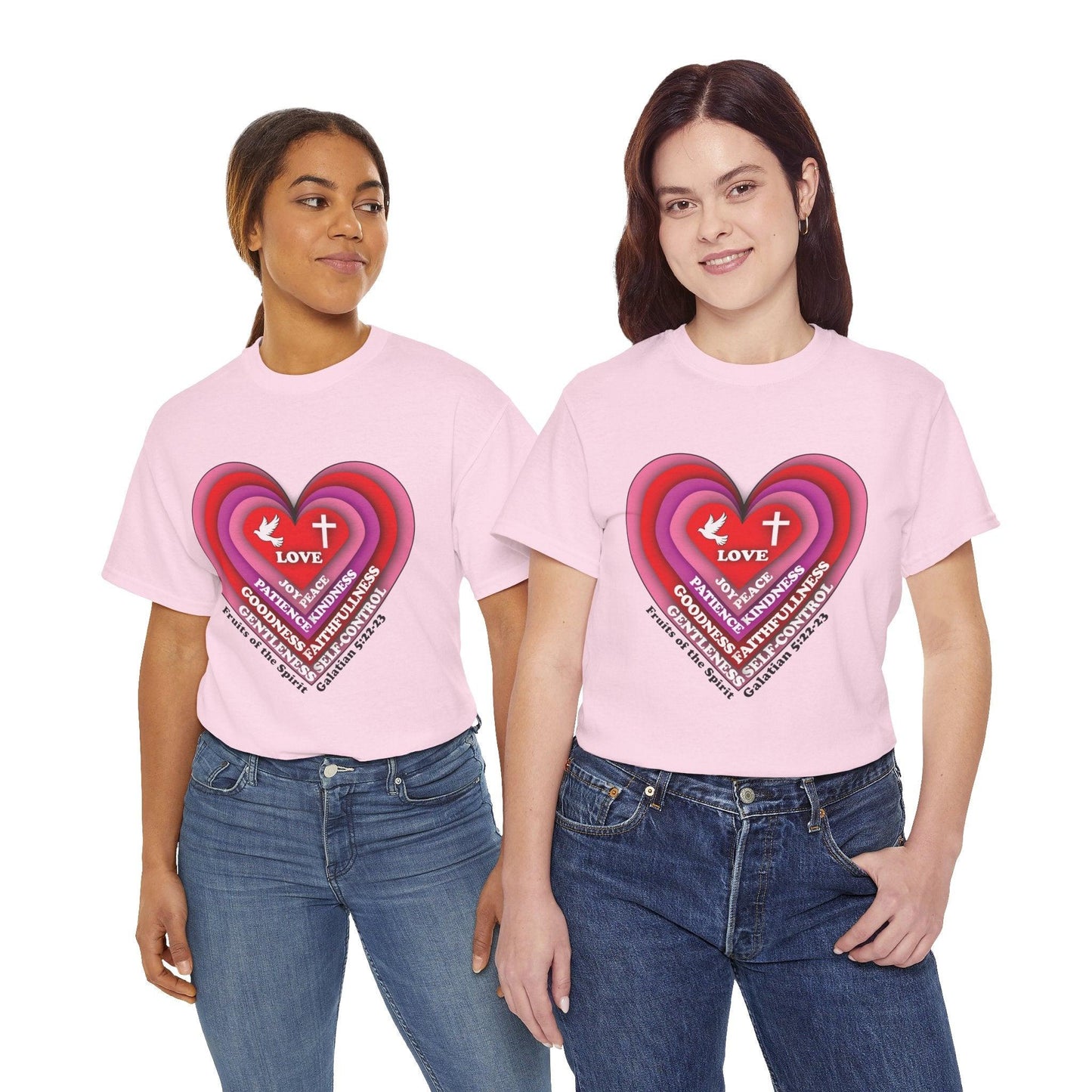 Unisex Tee - Heart Fruits of the Spirit - Motor Girl Boutique
