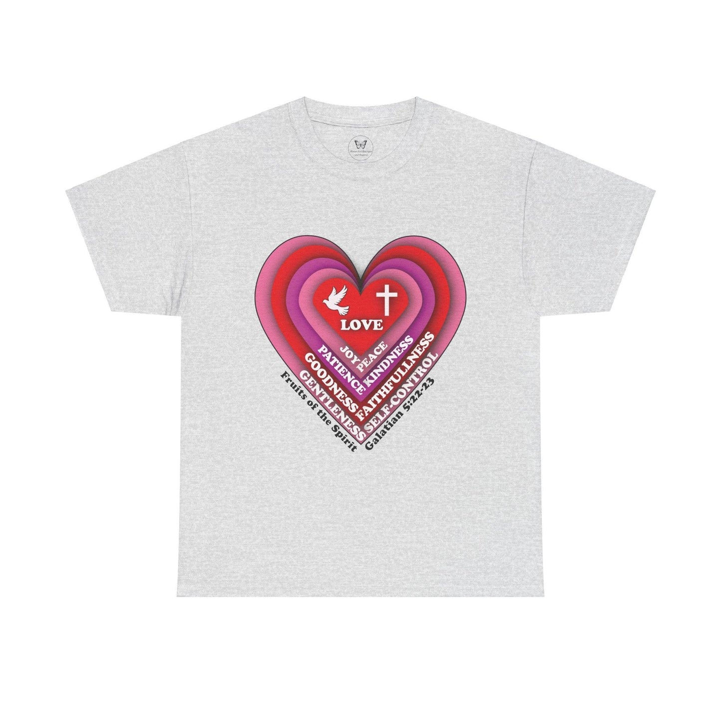 Unisex Tee - Heart Fruits of the Spirit - Motor Girl Boutique