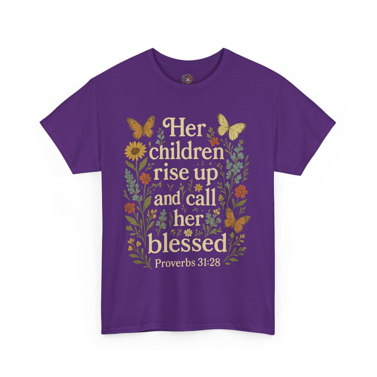 Her Children Rise Up and Call Her Blessed – Christian Mother's Day Shirt