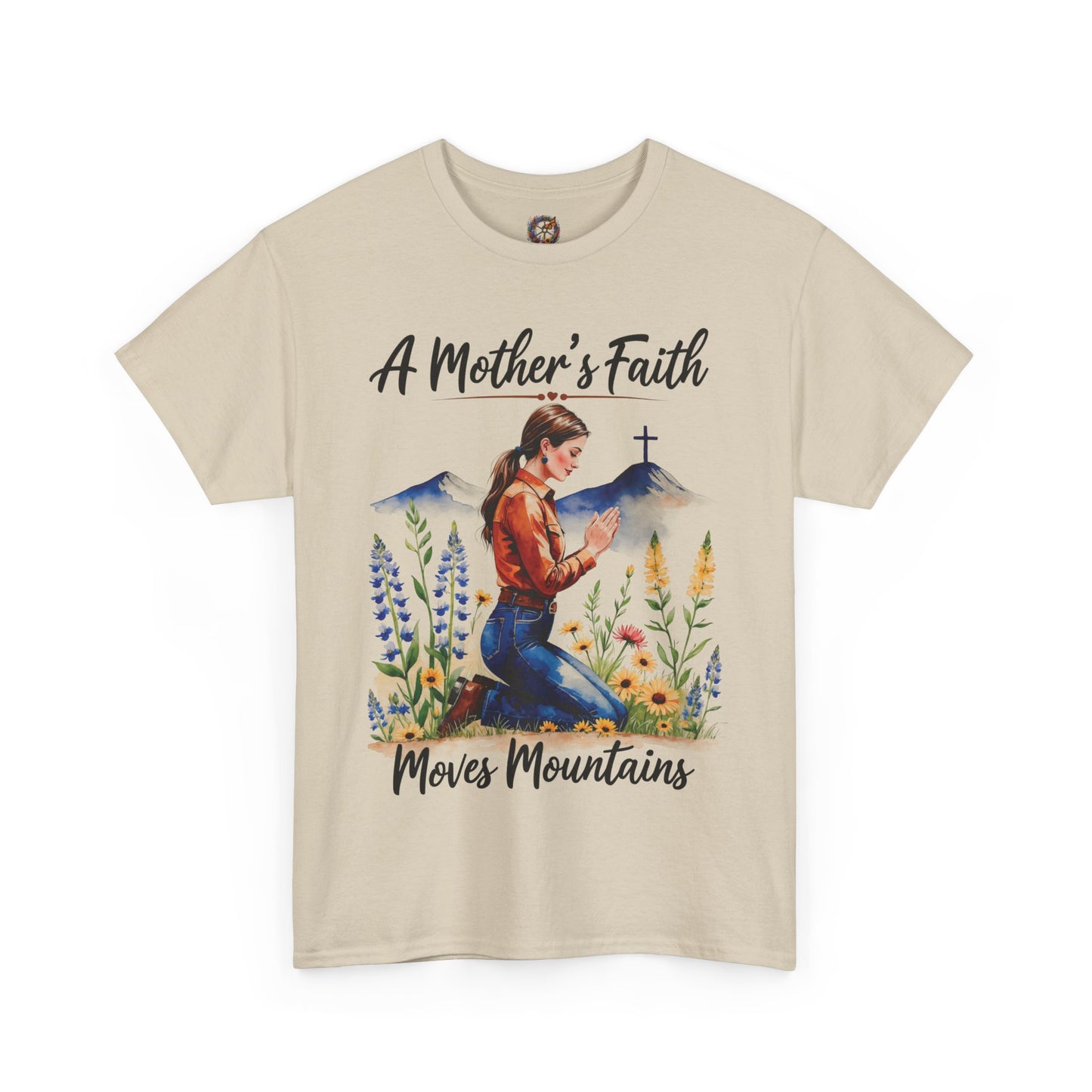 A Mother’s Faith Moves Mountains – Gildan 5000 Tee