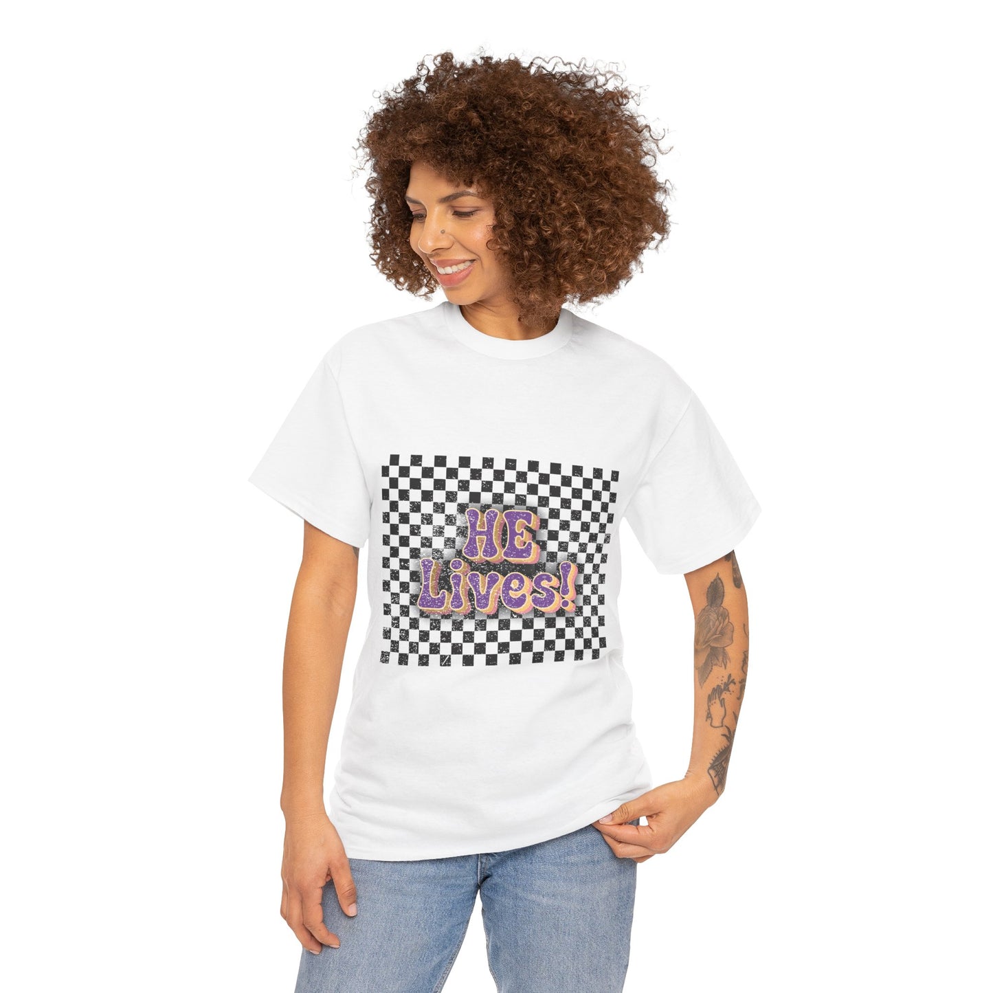 He Lives! Retro Easter T-Shirt – Faith That Speaks Loud and Clear