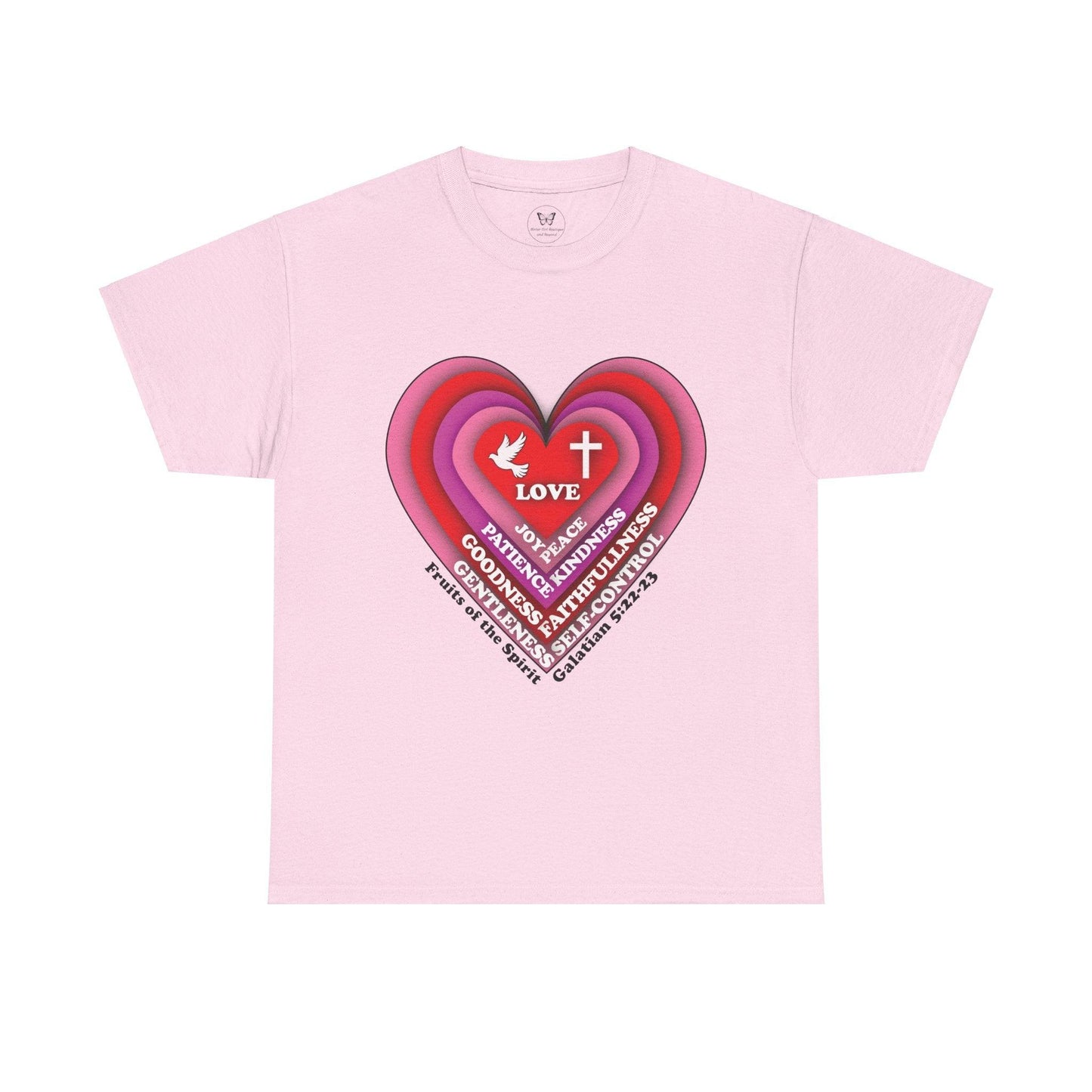 Unisex Tee - Heart Fruits of the Spirit - Motor Girl Boutique