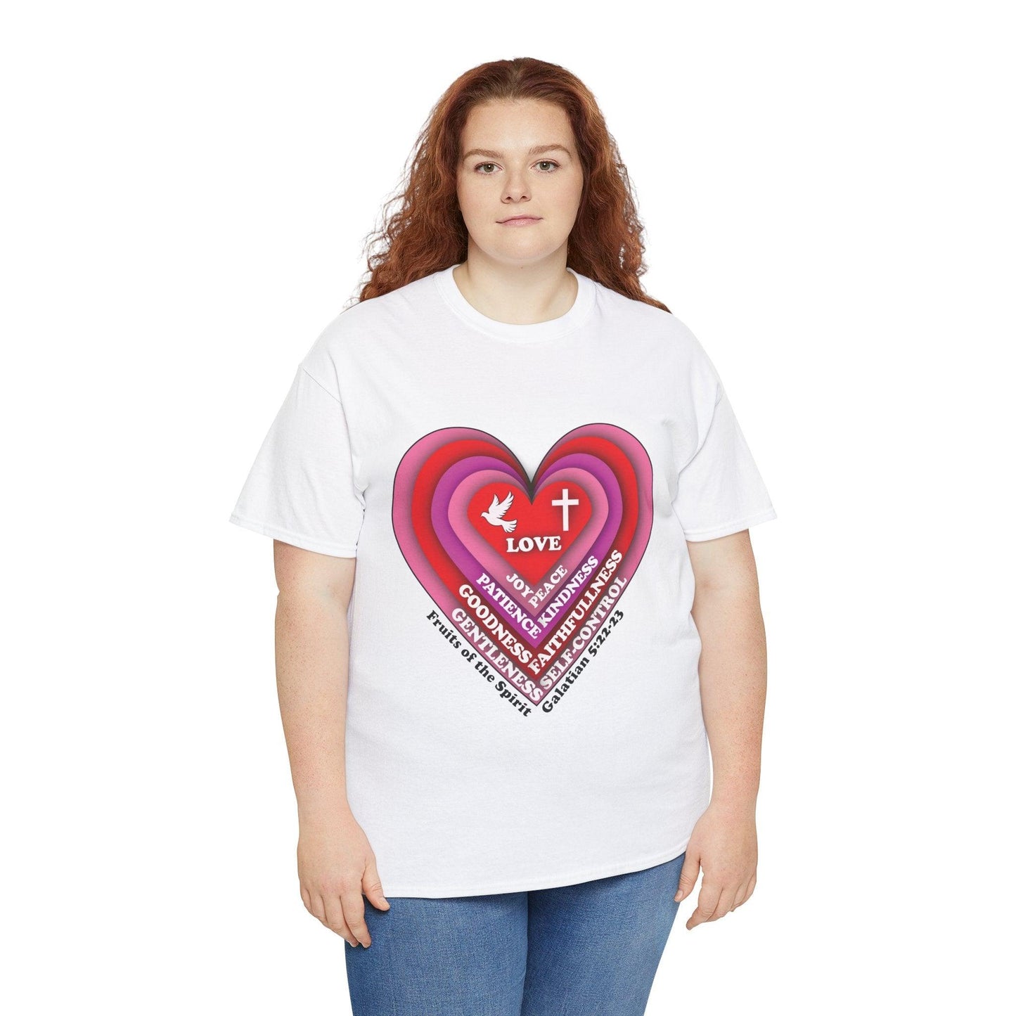 Unisex Tee - Heart Fruits of the Spirit - Motor Girl Boutique