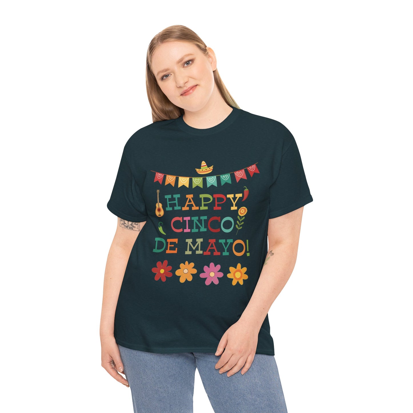 Happy Cinco de Mayo Festive Banner Tee