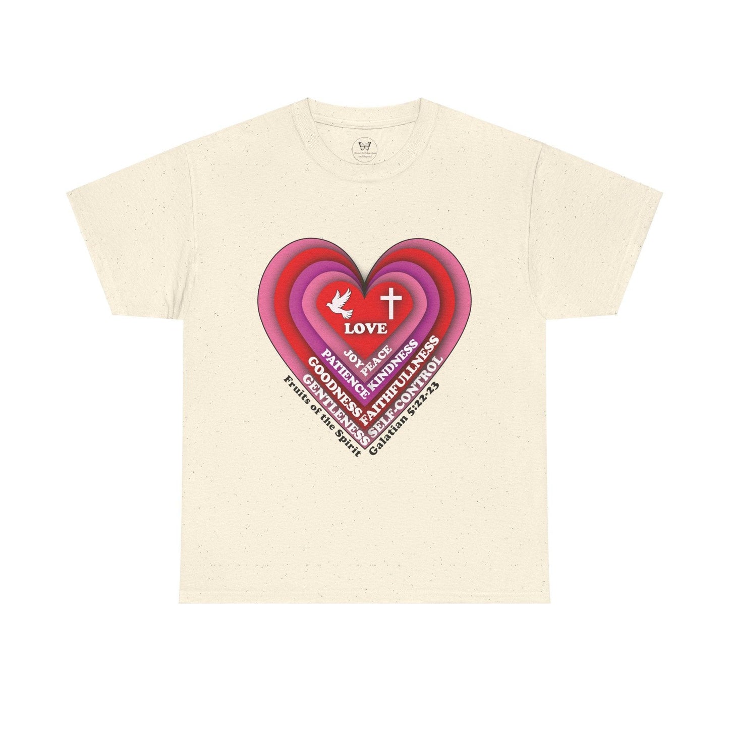Unisex Tee - Heart Fruits of the Spirit - Motor Girl Boutique