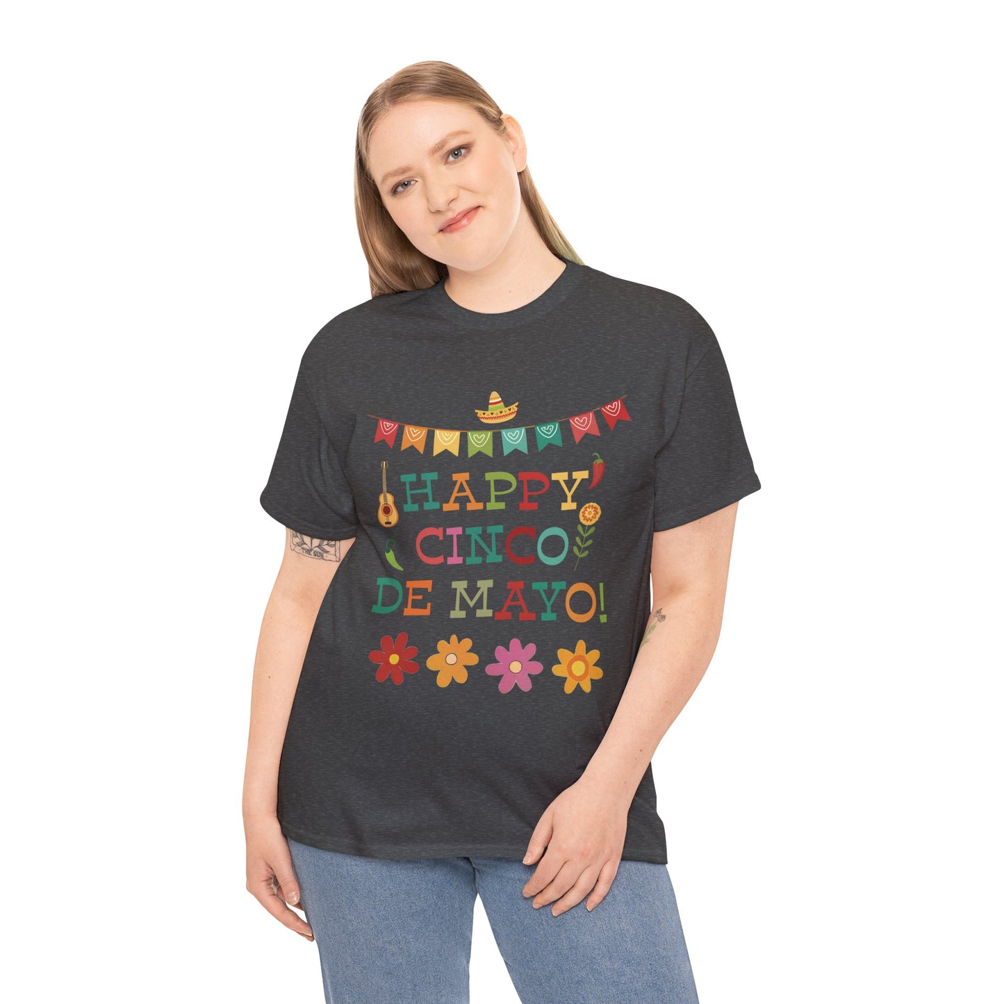 Happy Cinco de Mayo Festive Banner Tee
