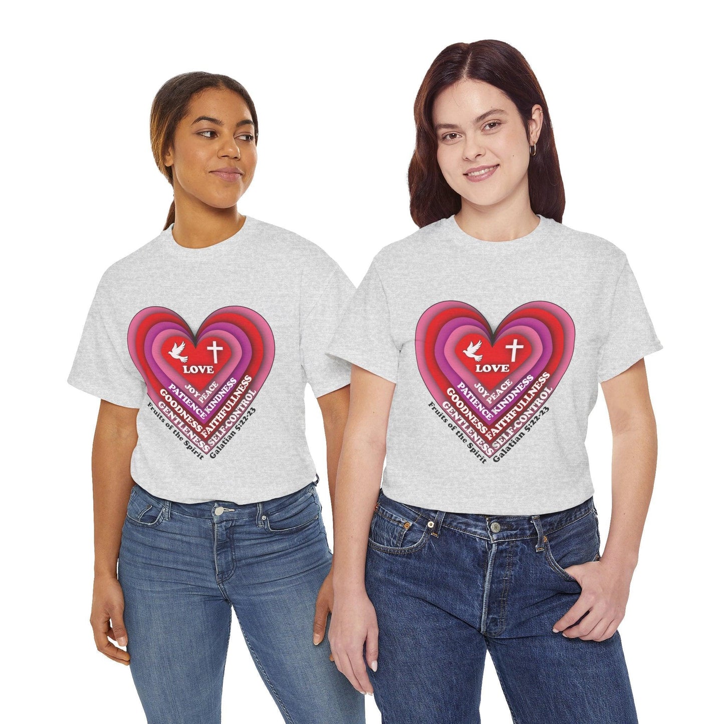 Unisex Tee - Heart Fruits of the Spirit - Motor Girl Boutique