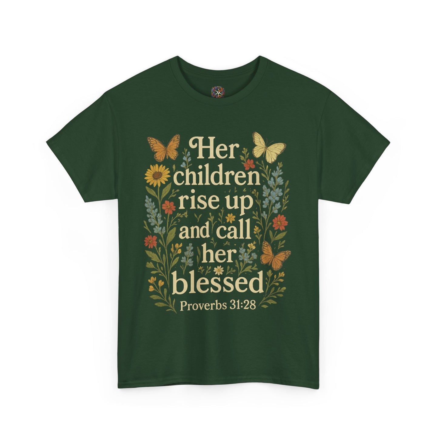 Her Children Rise Up and Call Her Blessed – Christian Mother's Day Shirt