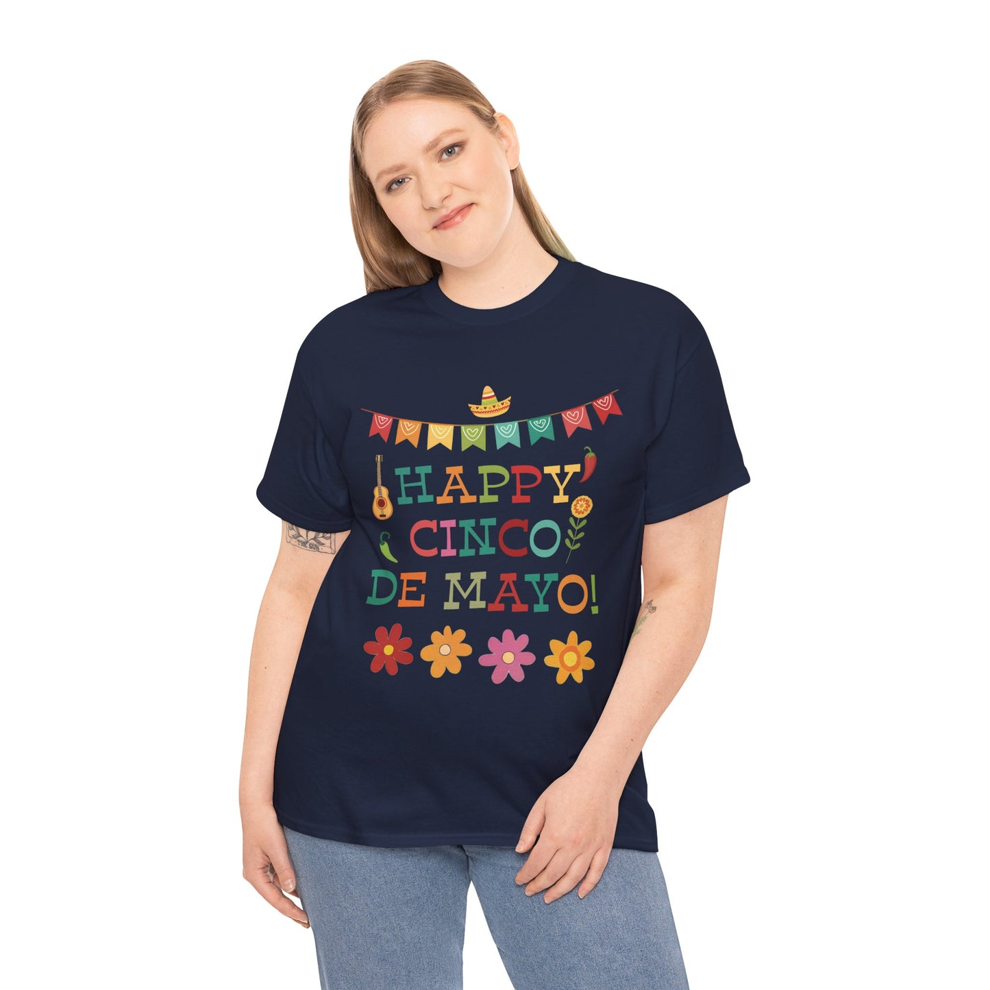 Happy Cinco de Mayo Festive Banner Tee