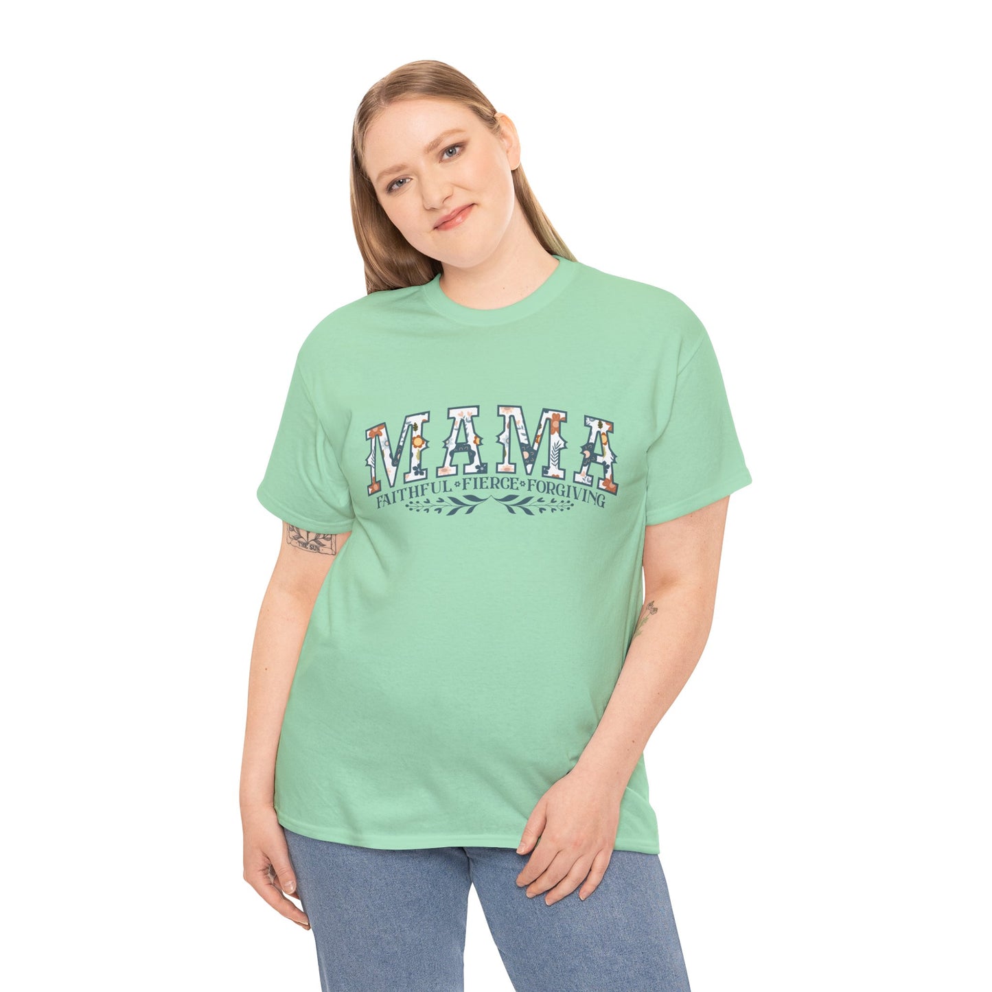 MAMA – Faithful, Fierce, Forgiving Gildan 5000 T-Shirt