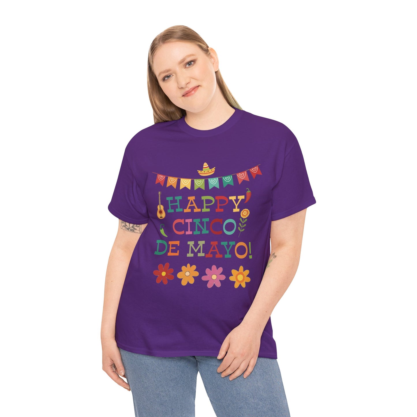 Happy Cinco de Mayo Festive Banner Tee