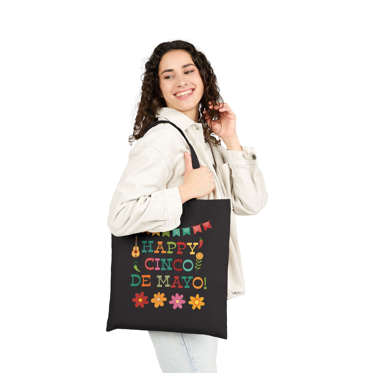 Happy Cinco de Mayo Canvas Tote Bag