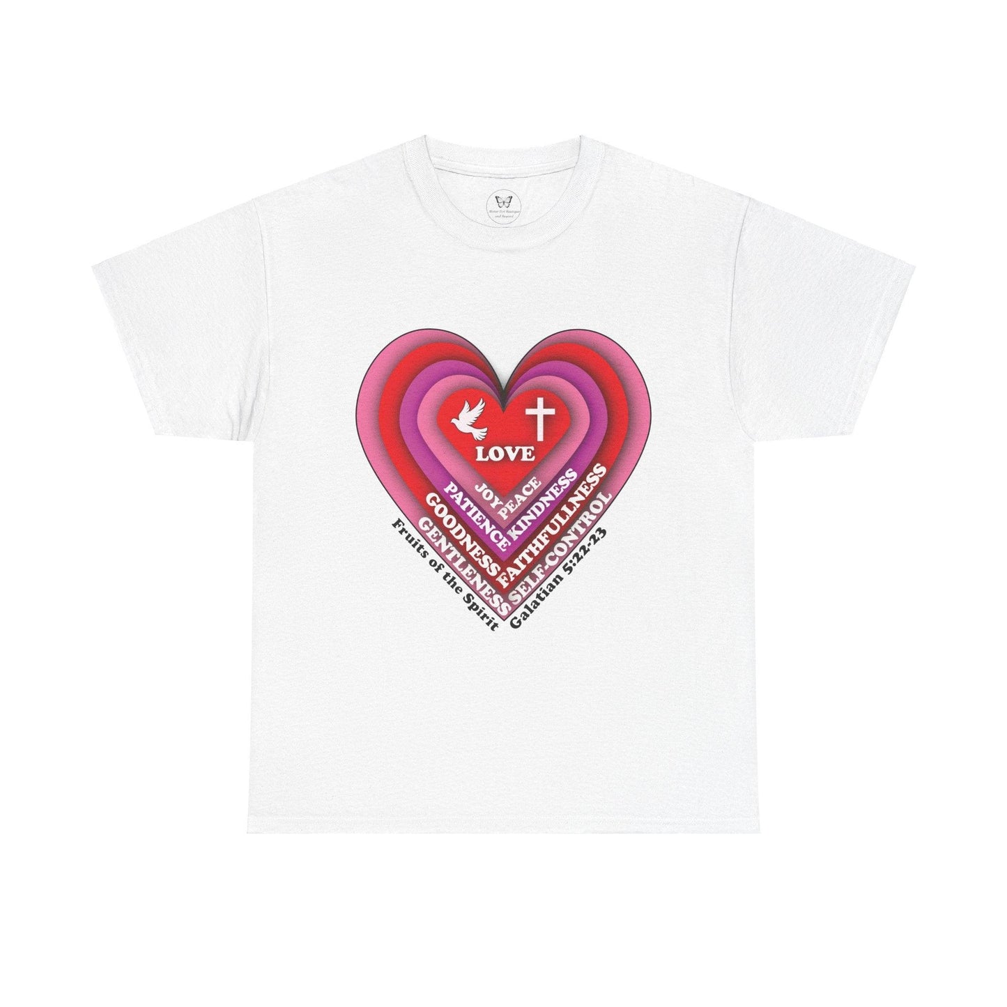Unisex Tee - Heart Fruits of the Spirit - Motor Girl Boutique