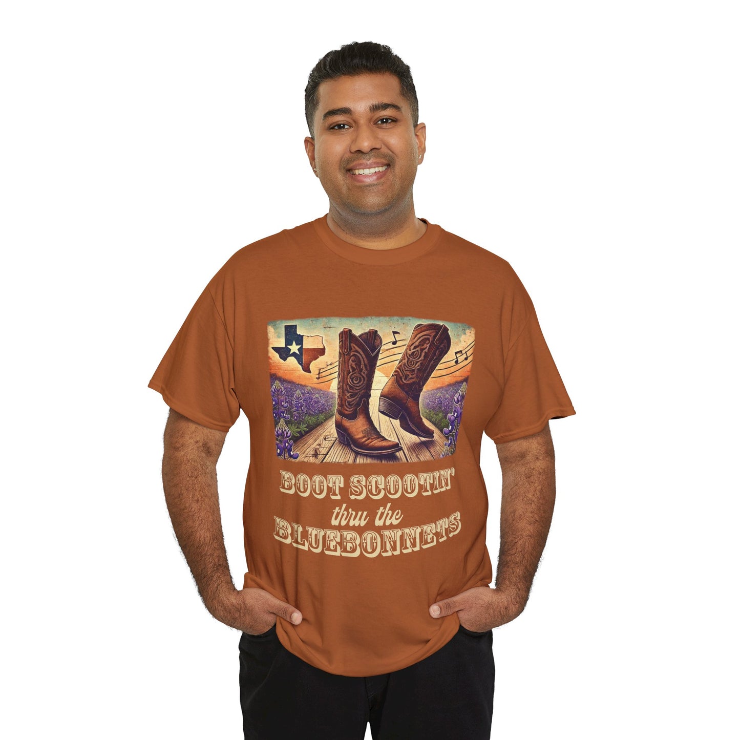 Unisex Tee - Boot Scootin’ Thru the Bluebonnets