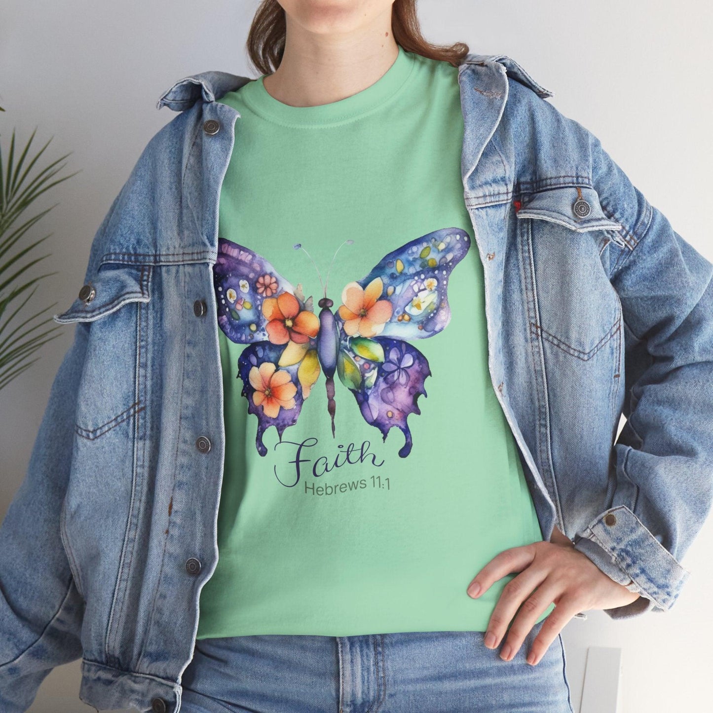 Faith Butterfly Hebrews 11 Tee - Motor Girl Boutique