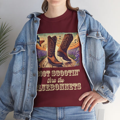 Unisex Tee - Boot Scootin’ Thru the Bluebonnets
