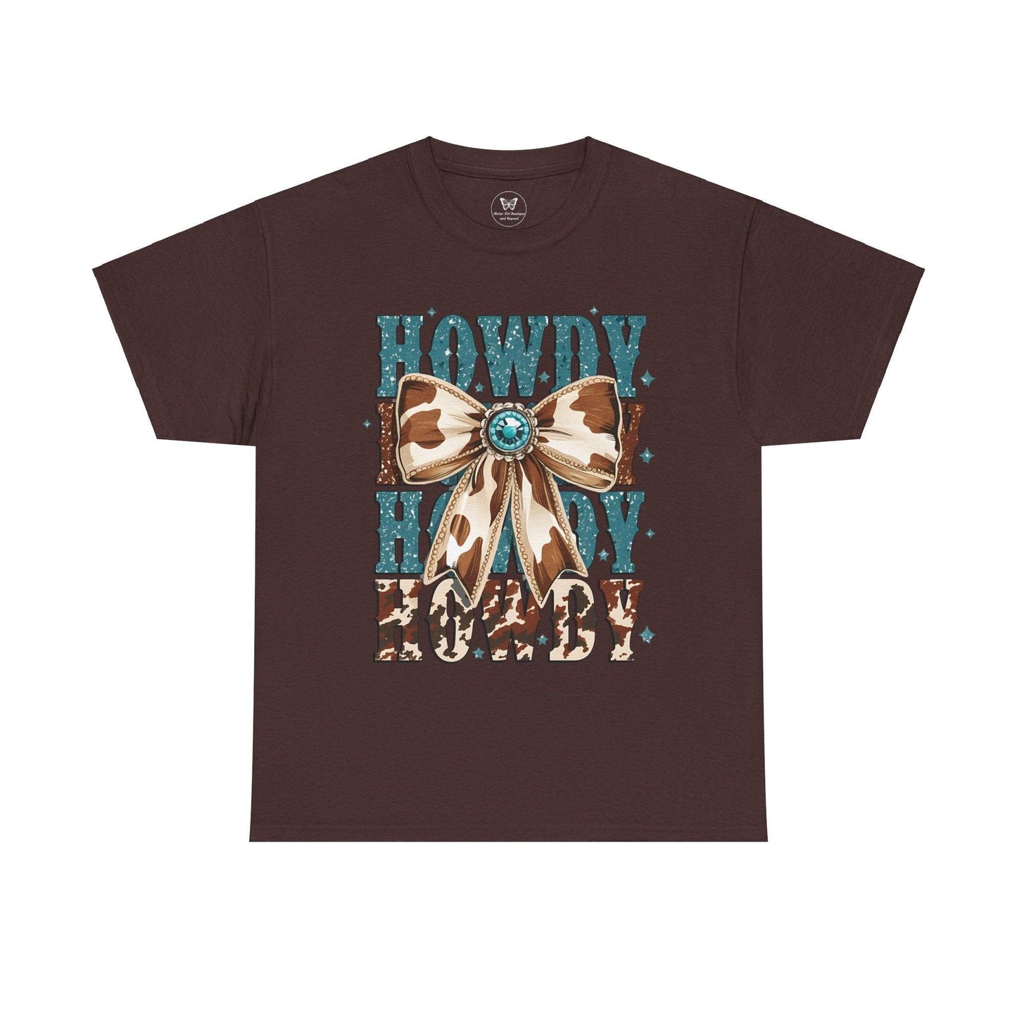 Unisex Tee - Howdy Western Coquette Bow - Motor Girl Boutique