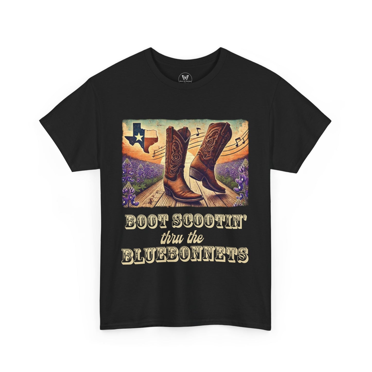 Unisex Tee - Boot Scootin’ Thru the Bluebonnets
