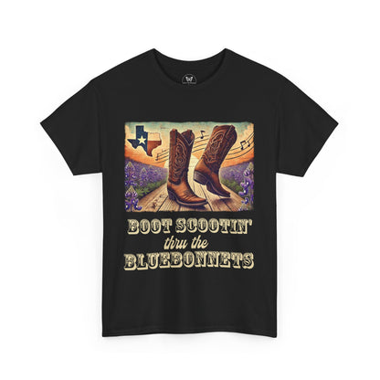 Unisex Tee - Boot Scootin’ Thru the Bluebonnets