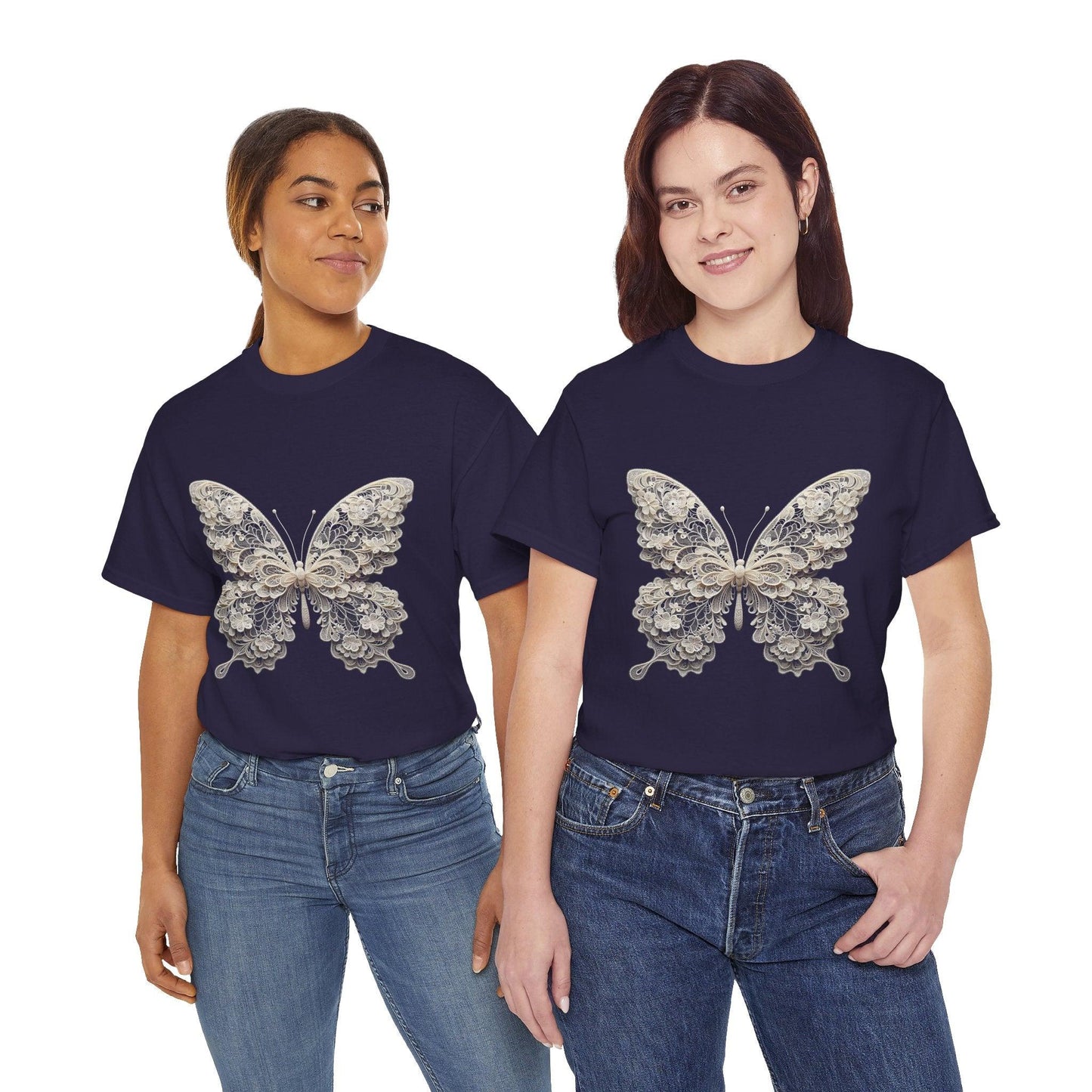 Unisex Tee - Lace Butterfly - Motor Girl Boutique