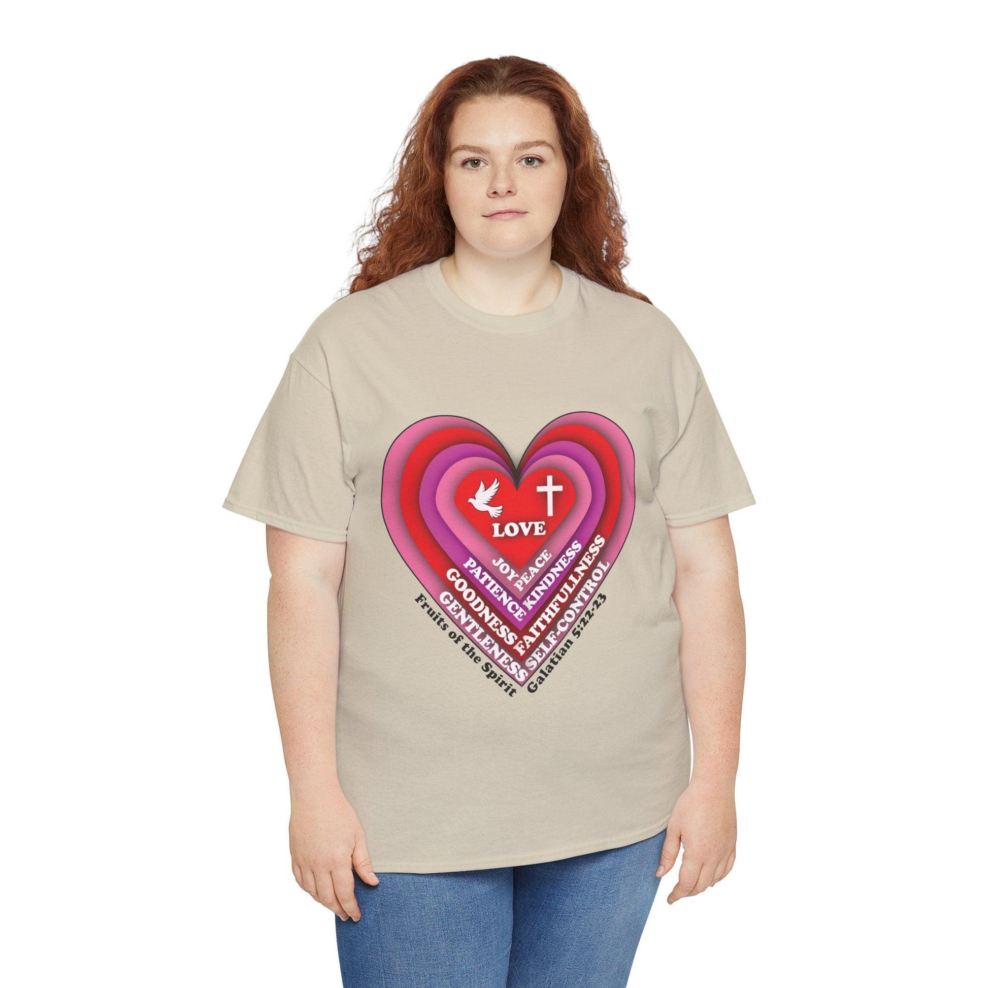 Unisex Tee - Heart Fruits of the Spirit - Motor Girl Boutique