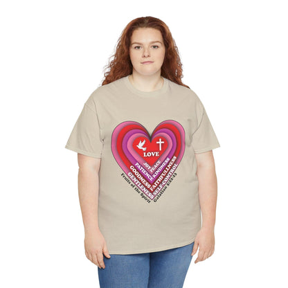 Unisex Tee - Heart Fruits of the Spirit - Motor Girl Boutique