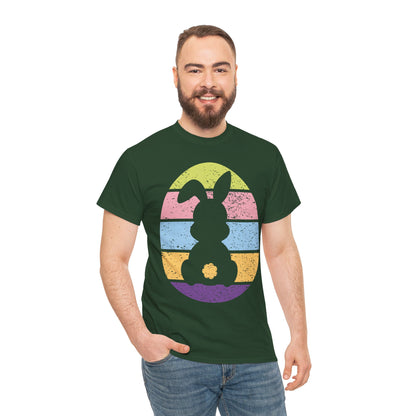Color Band Grunge Bunny T-Shirt – Easter with an Edge