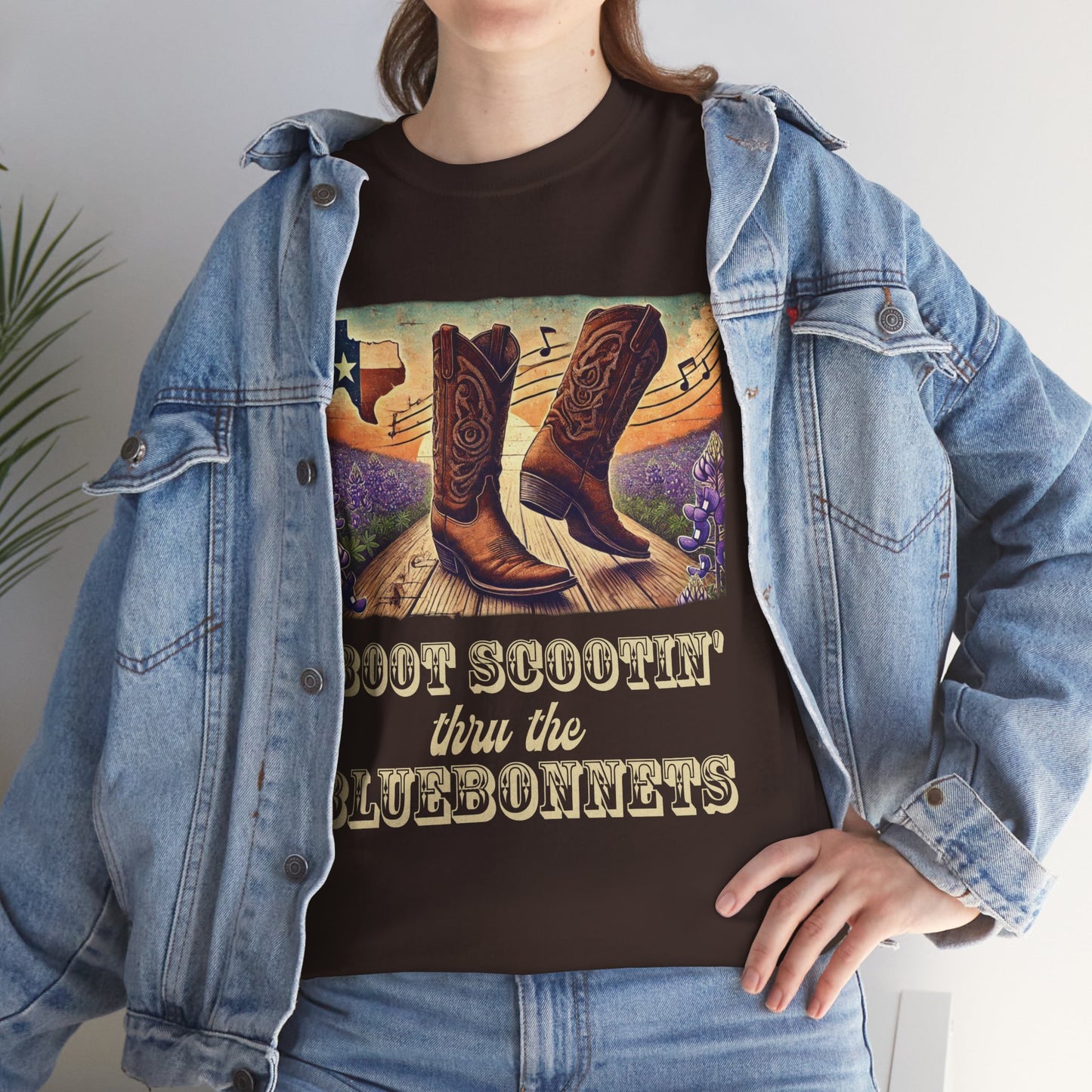 Unisex Tee - Boot Scootin’ Thru the Bluebonnets