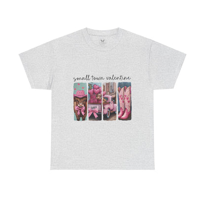 Unisex Tee - Small Town Valentine - Motor Girl Boutique