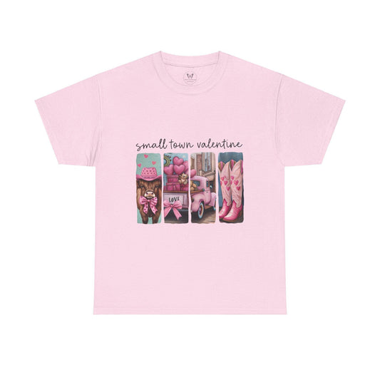 Unisex Tee - Small Town Valentine - Motor Girl Boutique