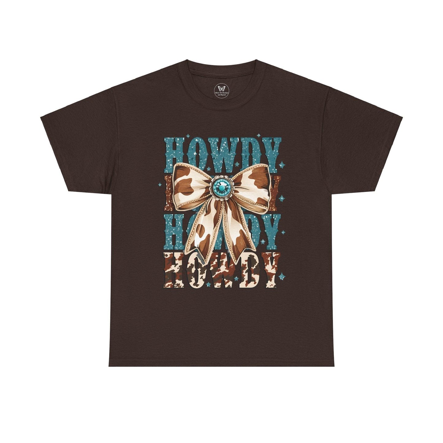 Unisex Tee - Howdy Western Coquette Bow - Motor Girl Boutique