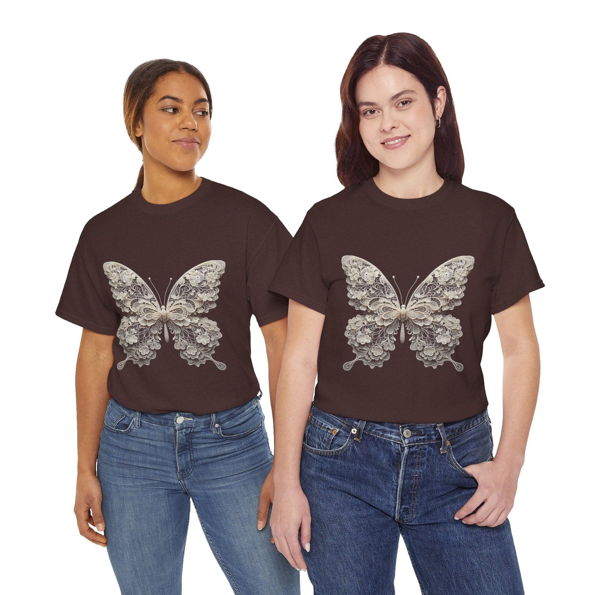 Unisex Tee - Lace Butterfly - Motor Girl Boutique