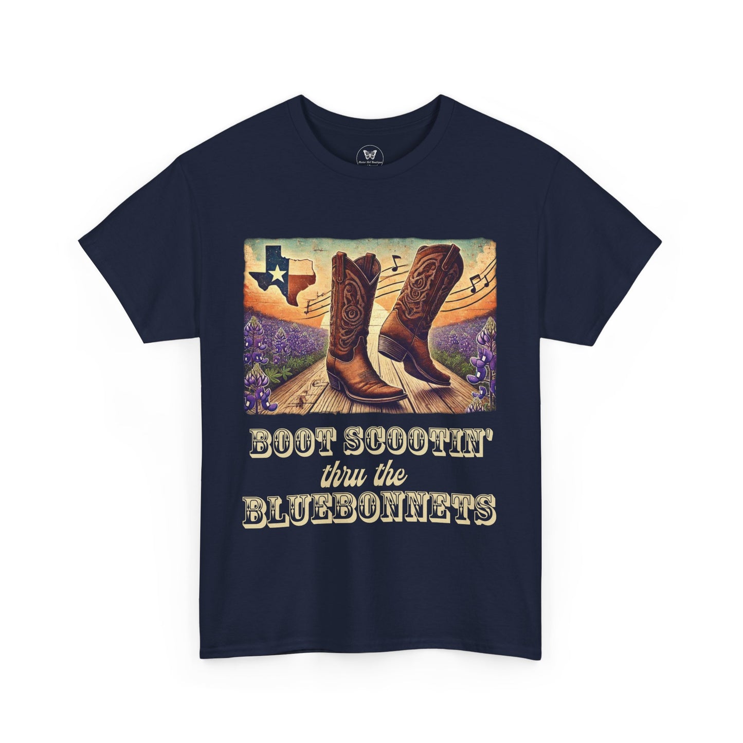 Unisex Tee - Boot Scootin’ Thru the Bluebonnets
