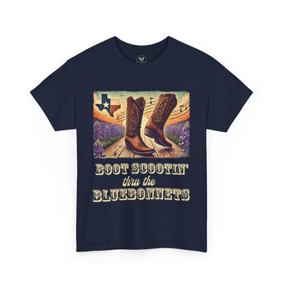 Unisex Tee - Boot Scootin’ Thru the Bluebonnets
