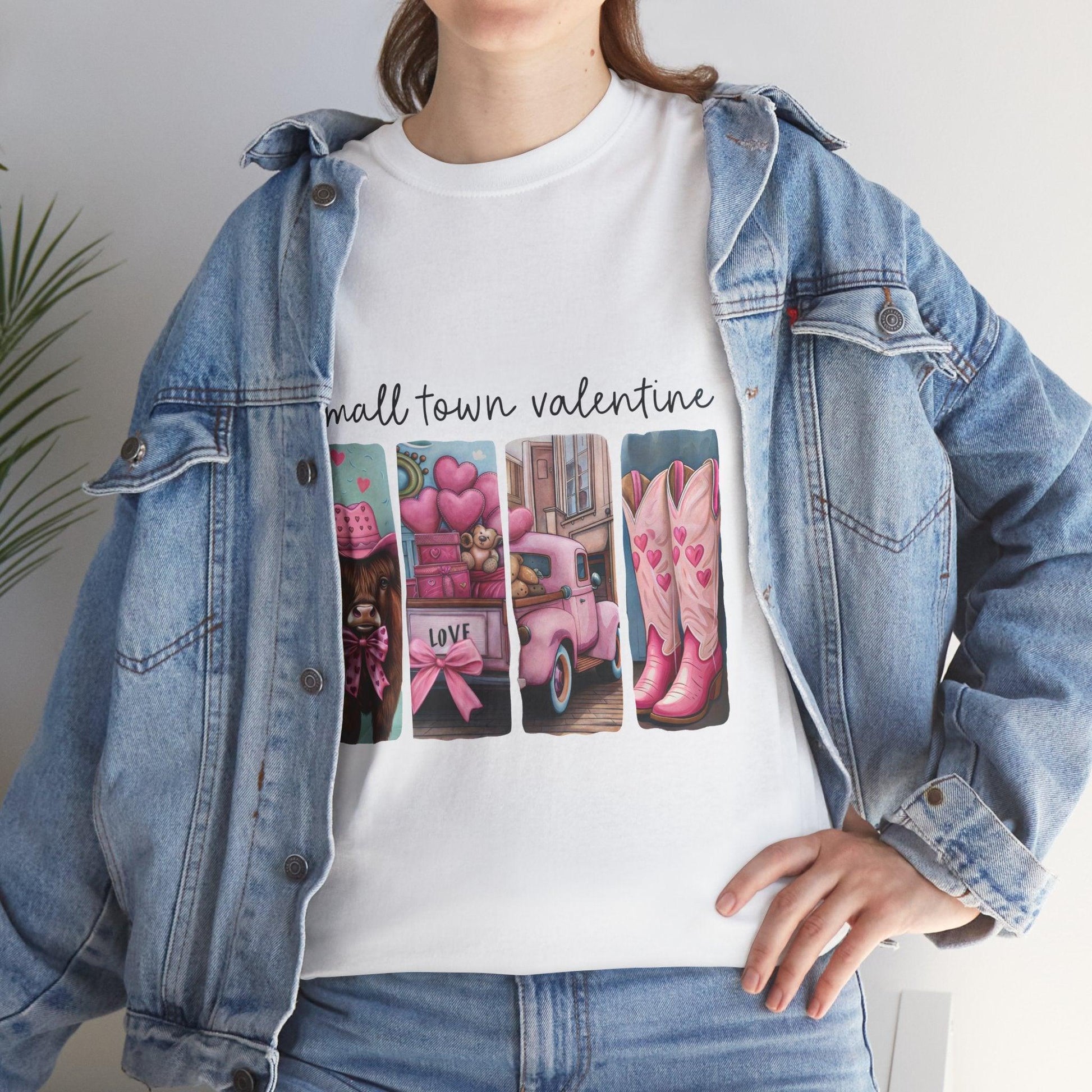 Unisex Tee - Small Town Valentine - Motor Girl Boutique