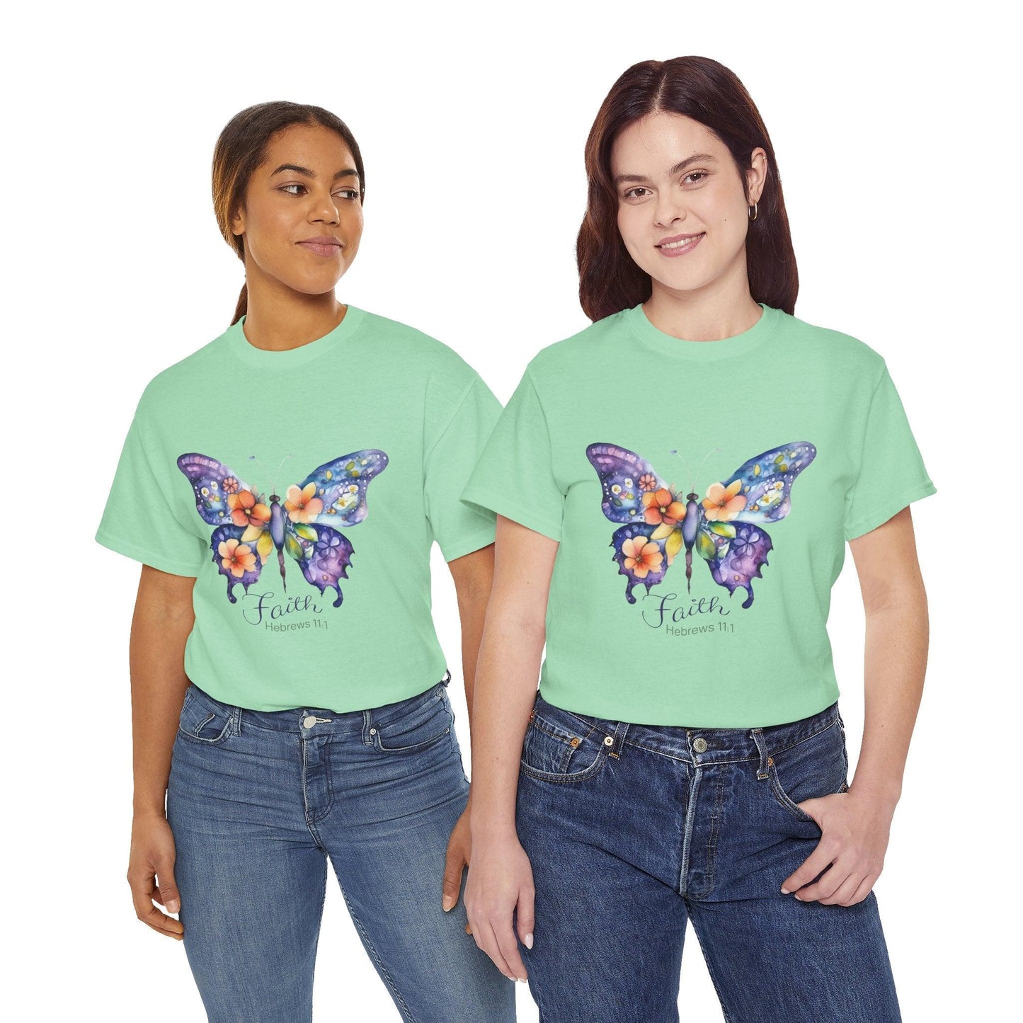 Faith Butterfly Hebrews 11 Tee - Motor Girl Boutique