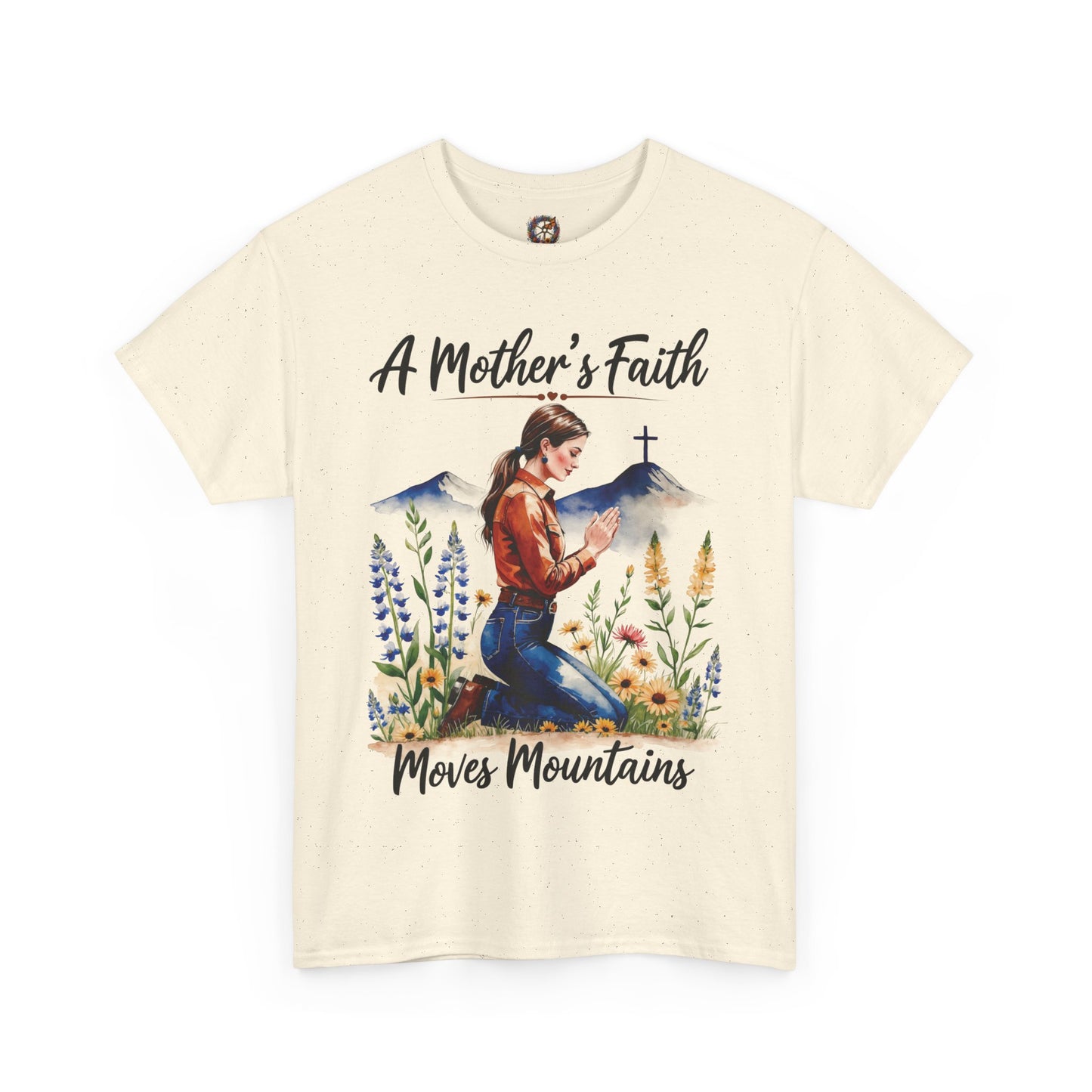 A Mother’s Faith Moves Mountains – Gildan 5000 Tee