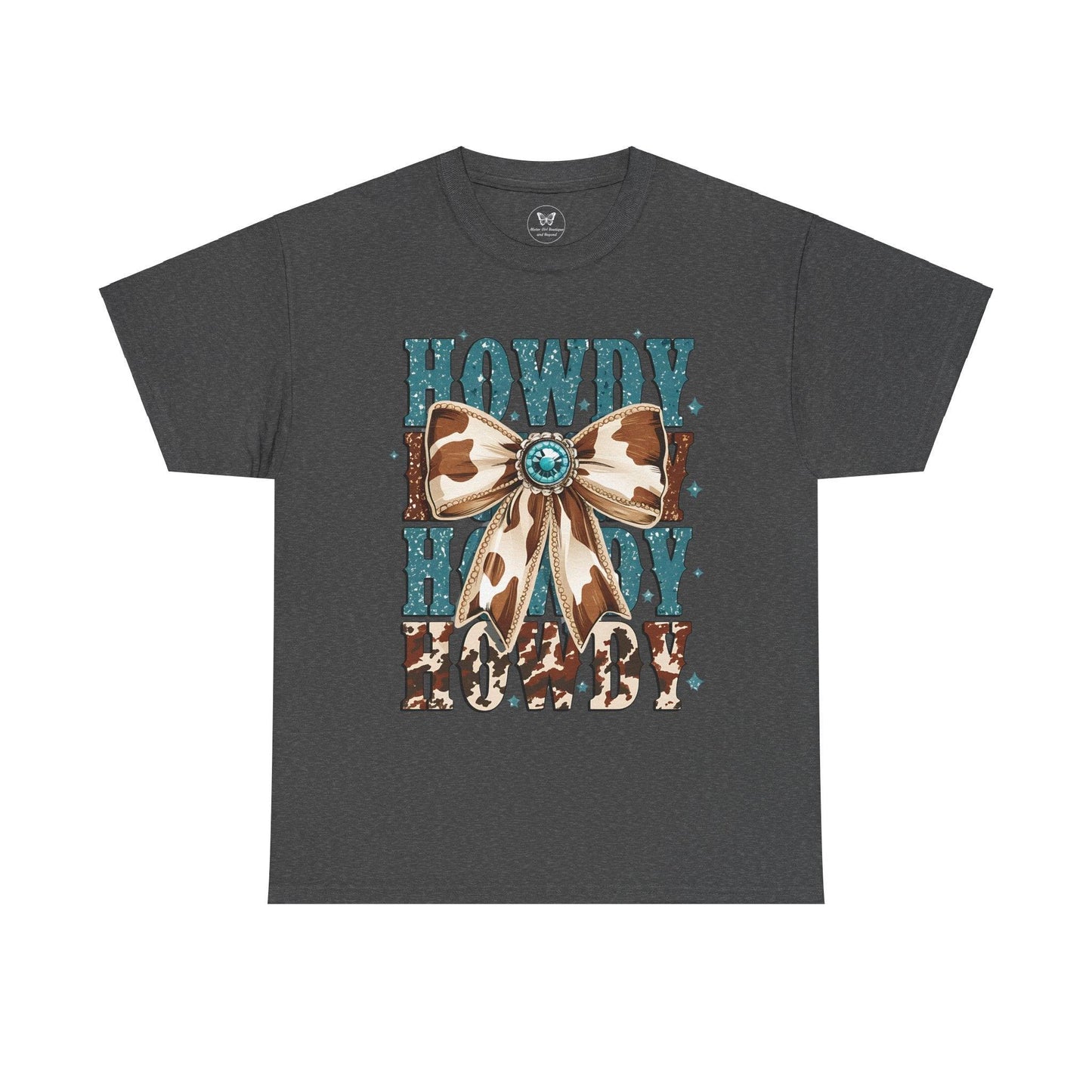 Unisex Tee - Howdy Western Coquette Bow - Motor Girl Boutique