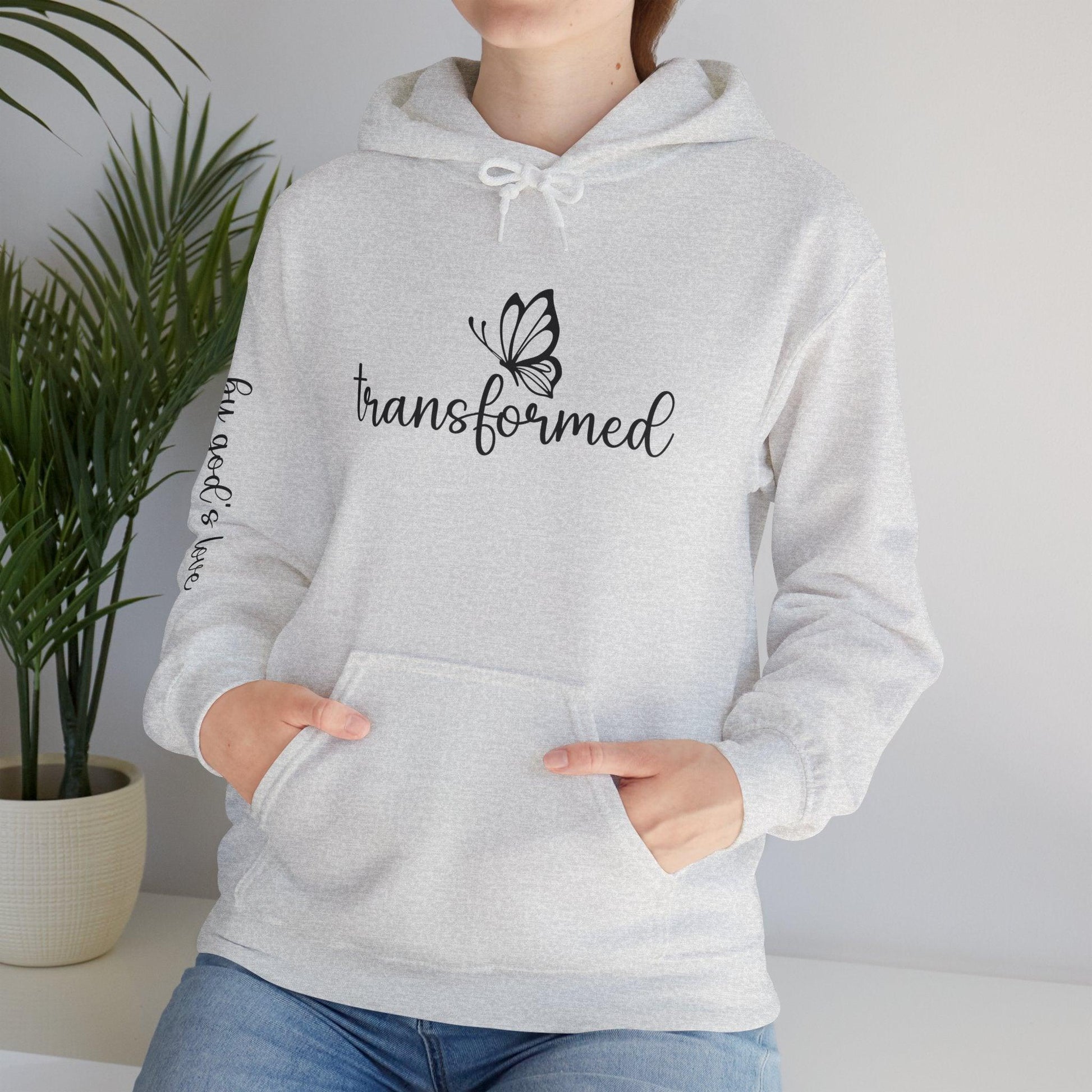 Butterfly Transformed Unisex Hoodie - God's Love Design - Motor Girl Boutique