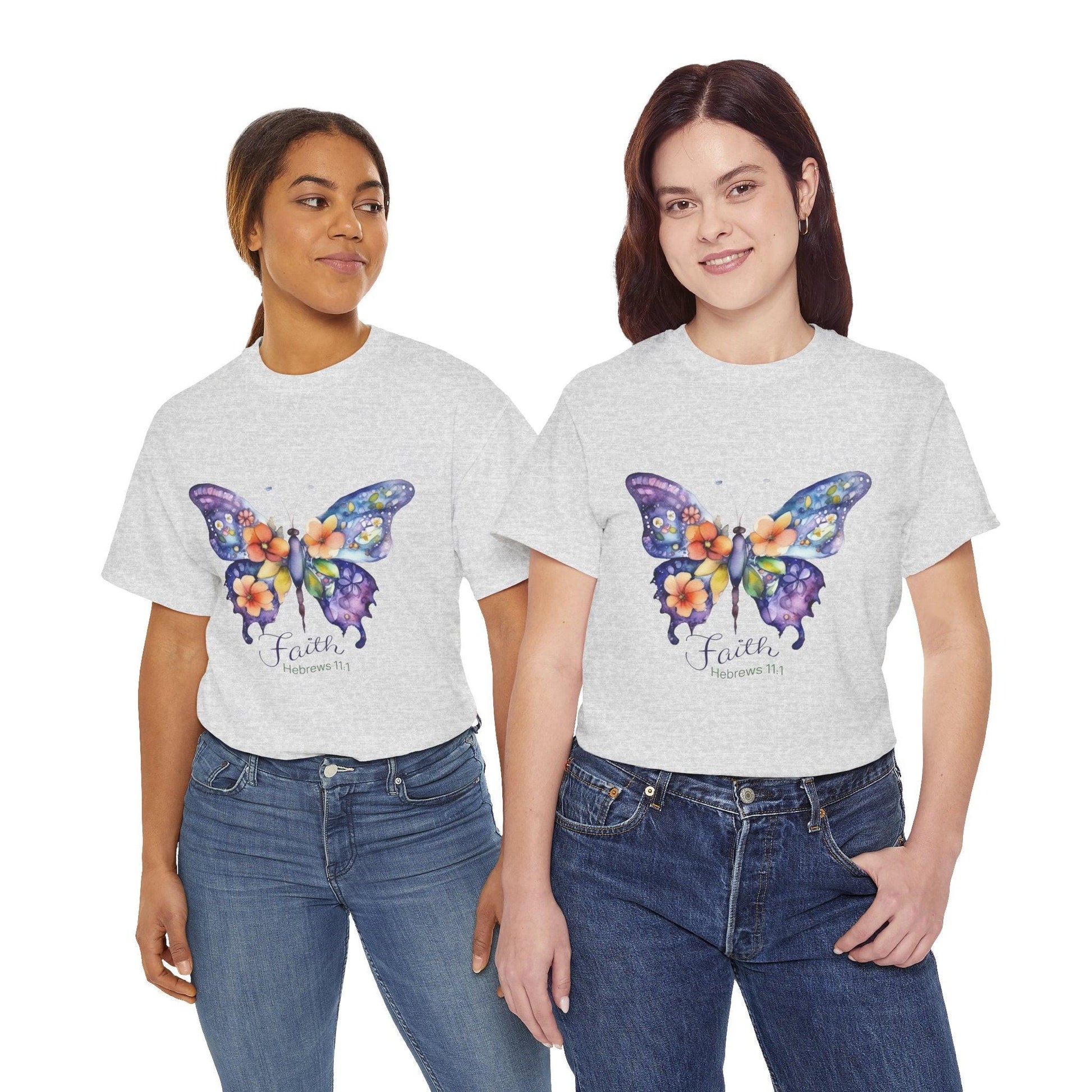 Faith Butterfly Hebrews 11 Tee - Motor Girl Boutique