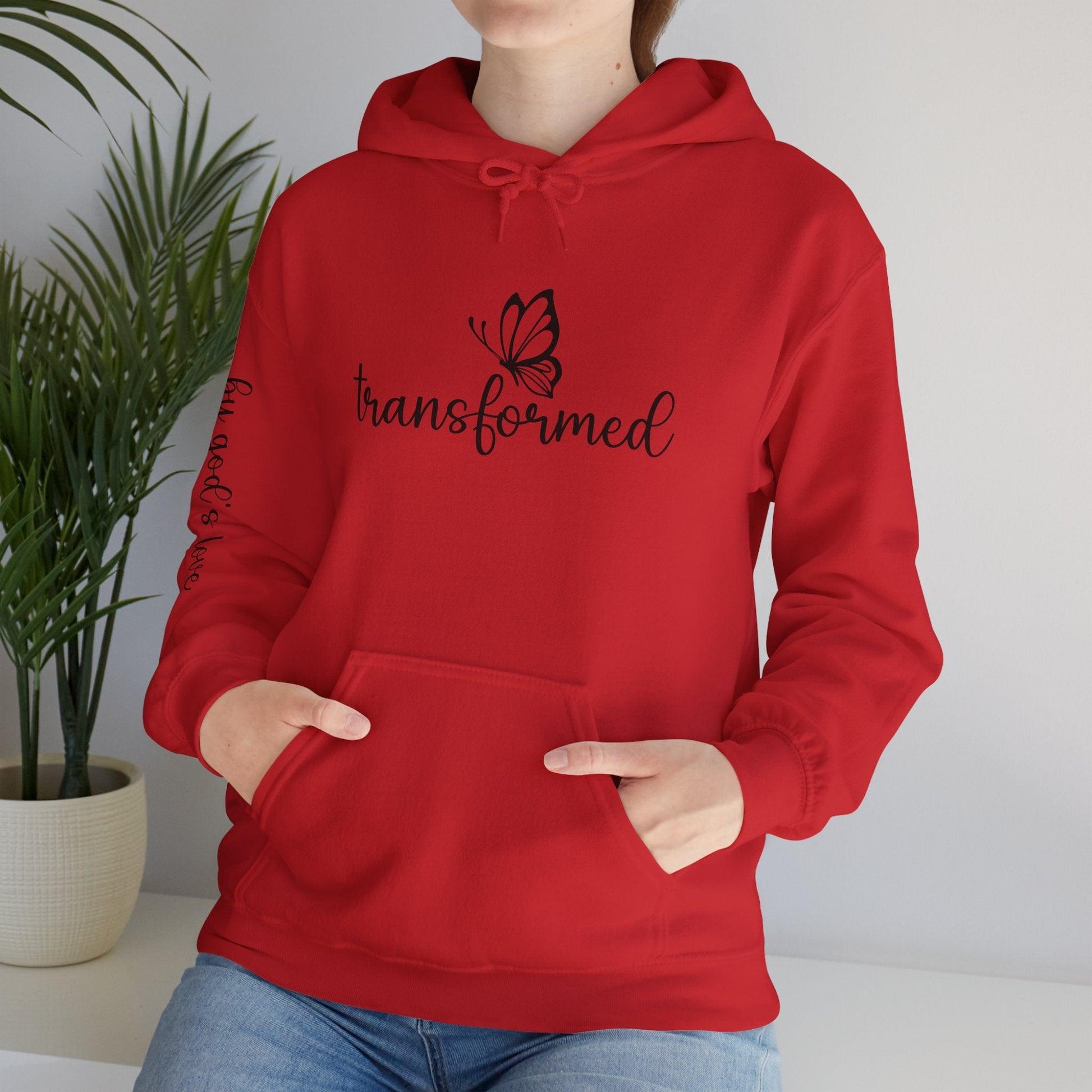 Butterfly Transformed Unisex Hoodie - God's Love Design - Motor Girl Boutique