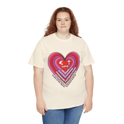 Unisex Tee - Heart Fruits of the Spirit - Motor Girl Boutique