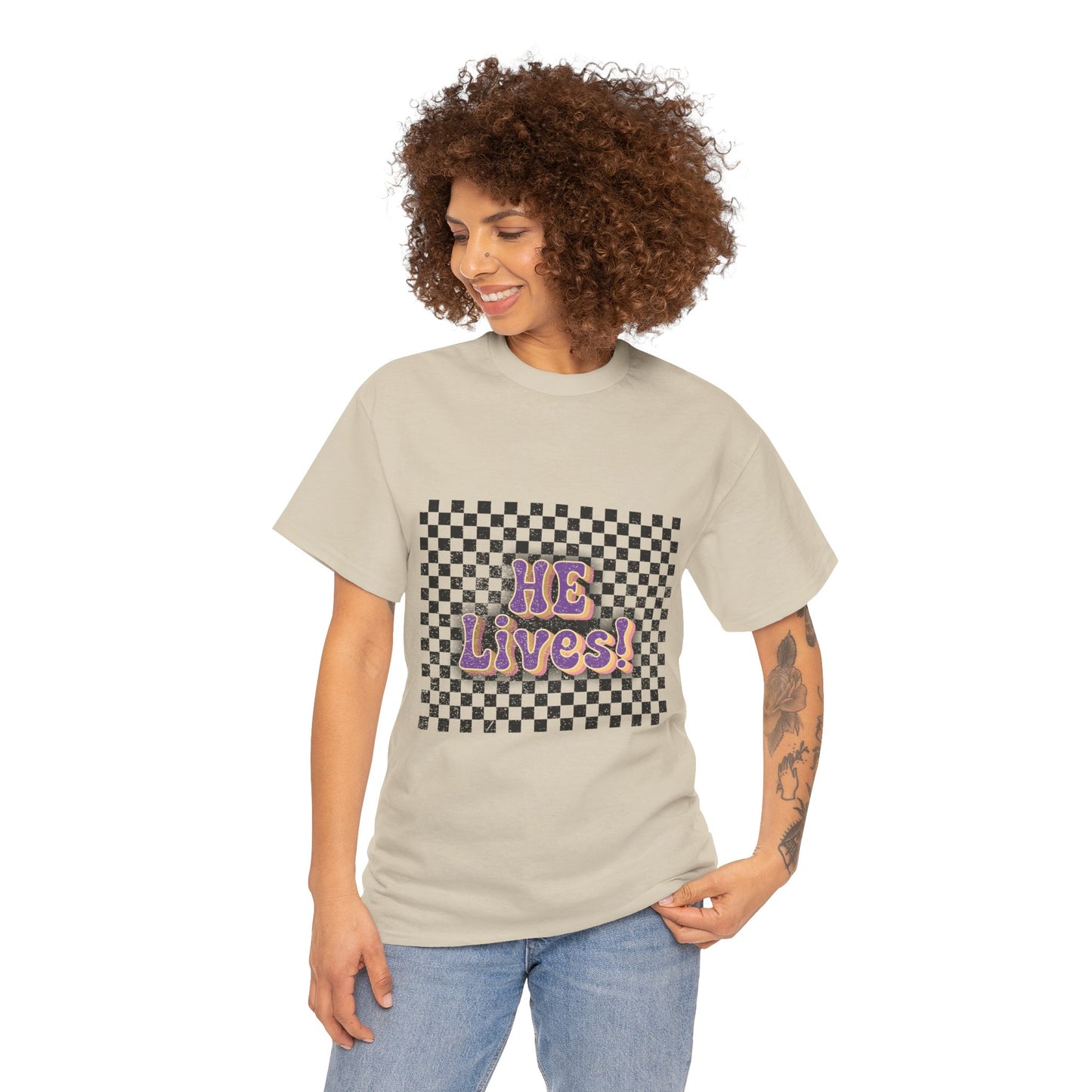 He Lives! Retro Easter T-Shirt – Faith That Speaks Loud and Clear