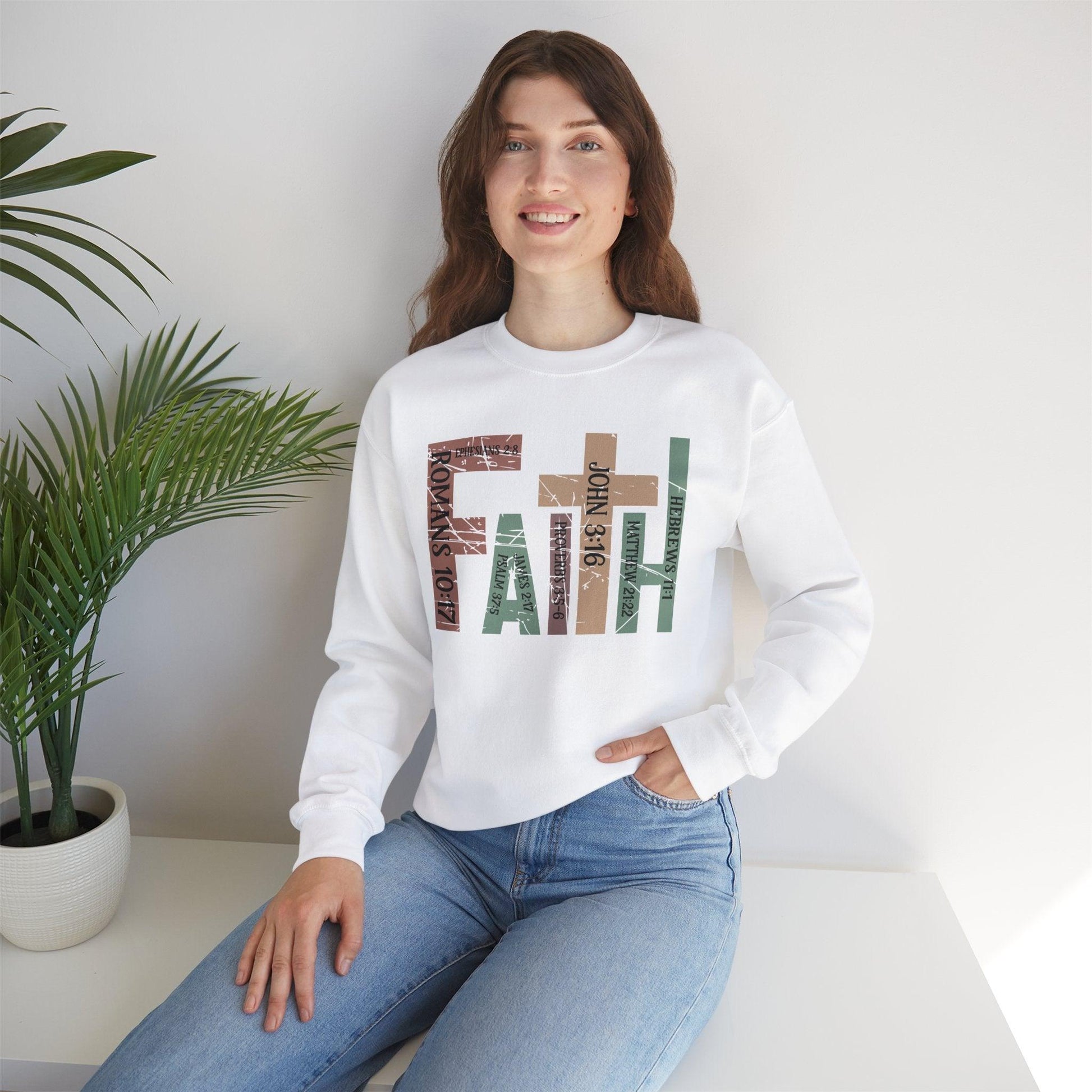 Christian Faith Sweats-Bible Verses Unisex Sweatshirt - Motor Girl Boutique