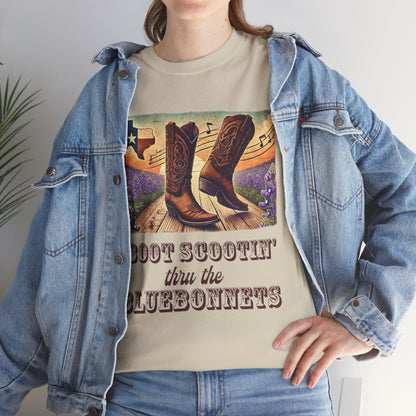 Unisex Tee - Boot Scootin’ Thru the Bluebonnets